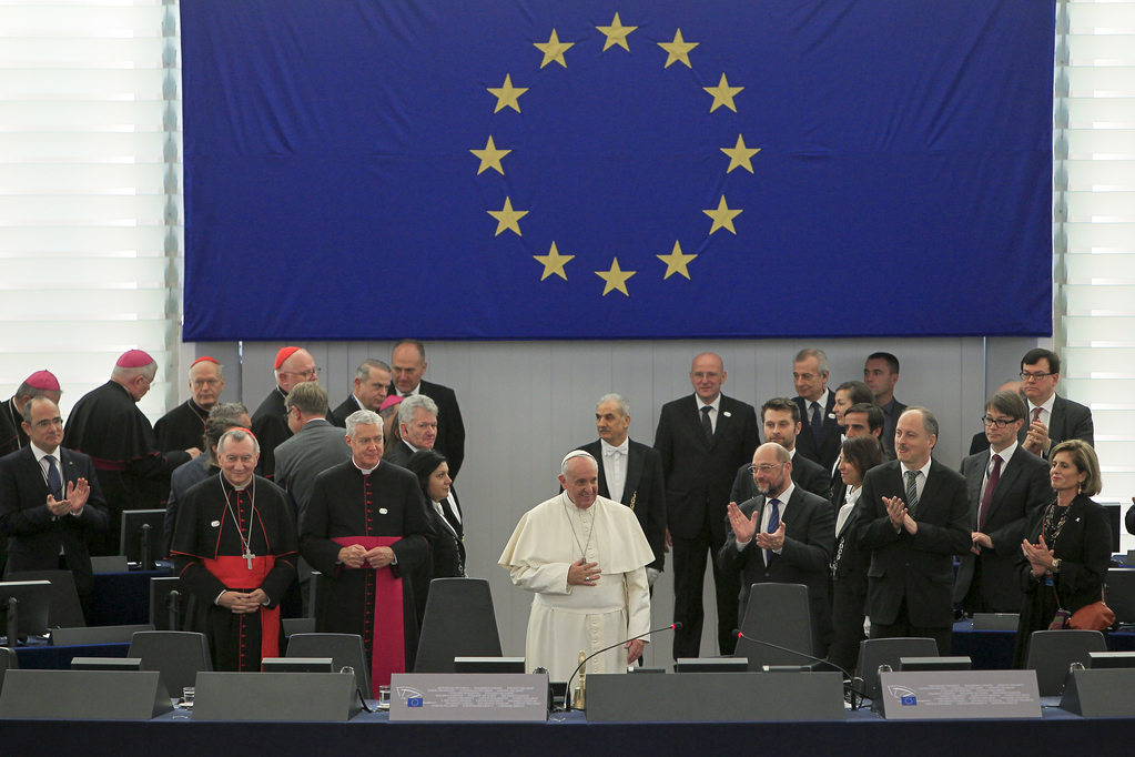 Sua Santità Papa Francesco al Parlamento europeo (2014)